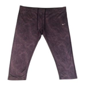 Nike Pants Womens Medium Black Capri Compression Athleisure Performance Leggings